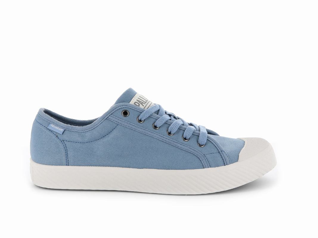 Palladium Pallaphoenix Og Canvas Mens Low Top Sneakers Blue Australia [GUYTBV-210]